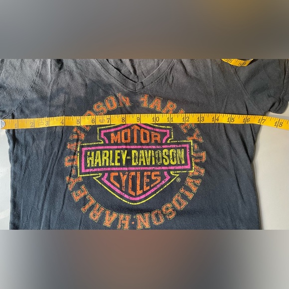 Harley-Davidson‎ Black and Orange Logo Tee - Picture 5 of 6